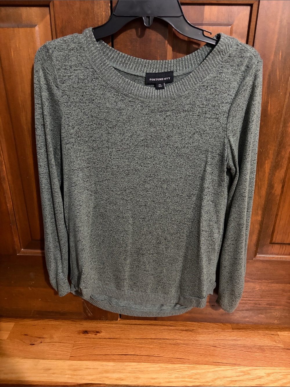 Fortune and Ivy green sweater